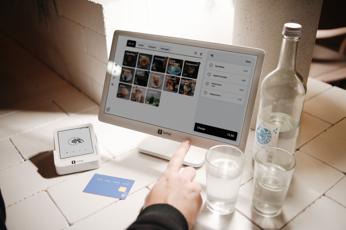 Restaurant point of sale terminal